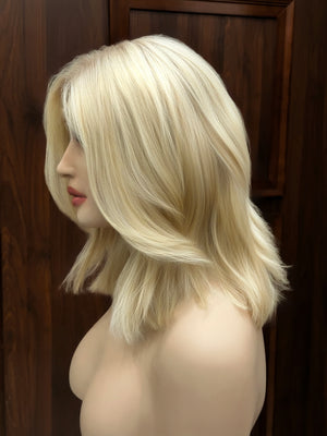 Ciara blonde short bob human hair wig